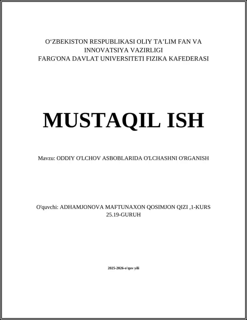 O'lchov birliklari: metr, santimetr va millimetr