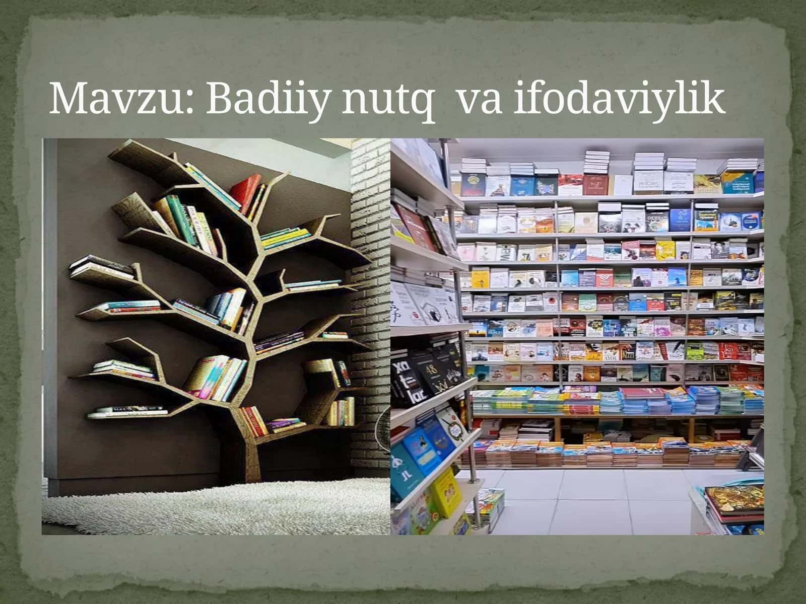 Badiiy nutq va ifodaviylik
