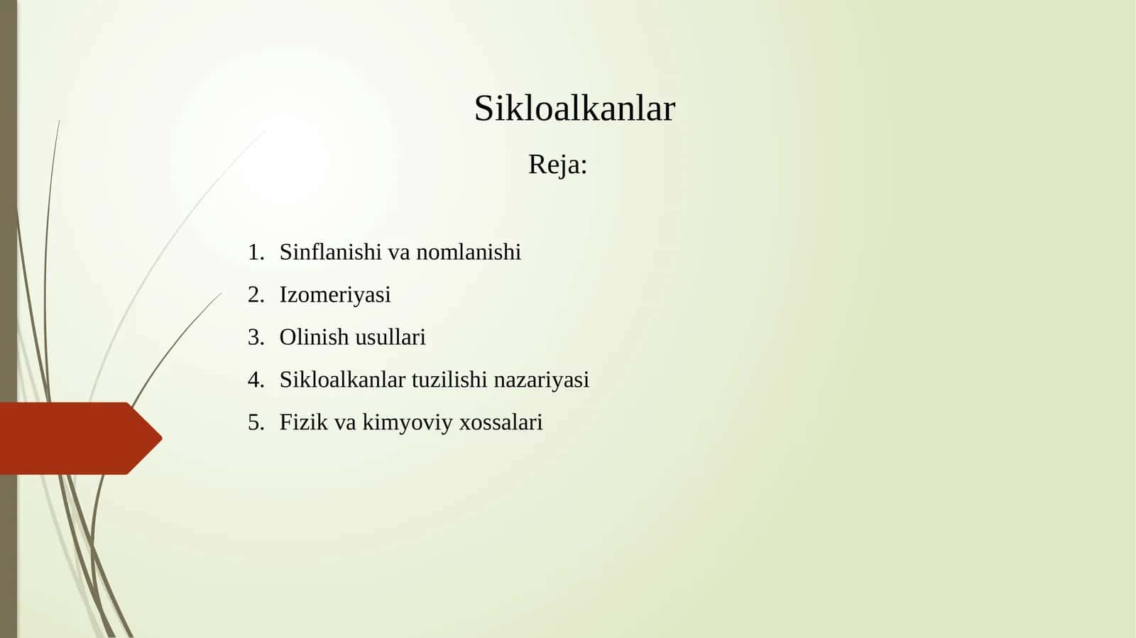 Sikloalkanlar