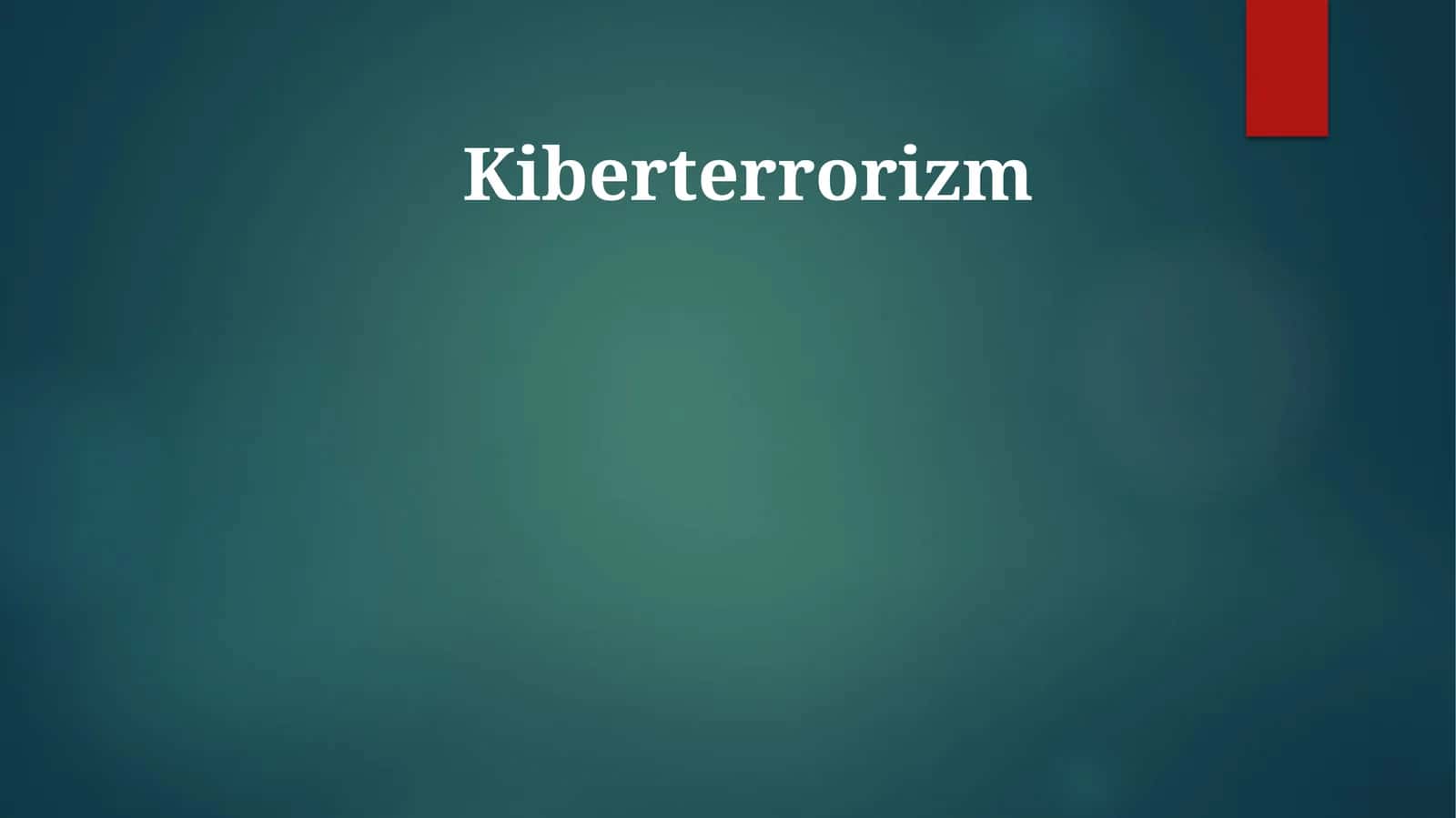 Kiberterrorizm