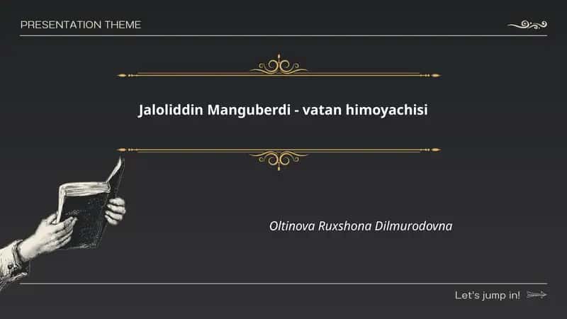 Jaloliddin Manguberdi - vatan himoyachisi