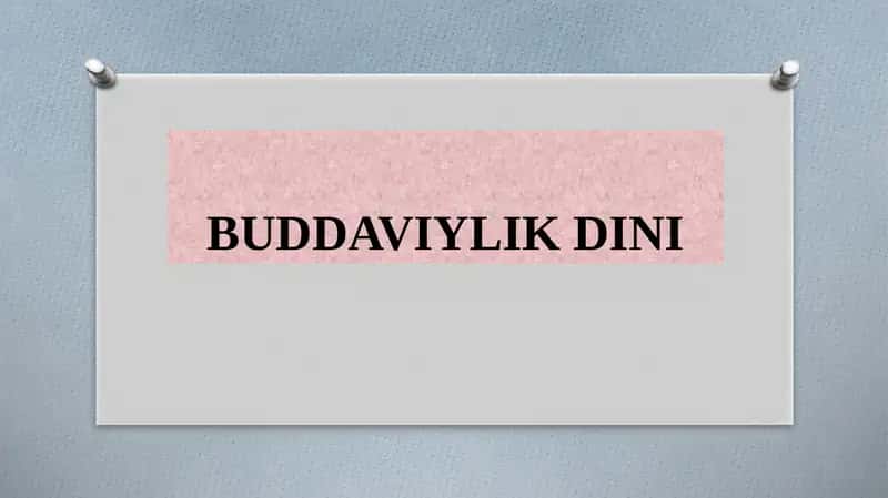 Buddaviylik Dini