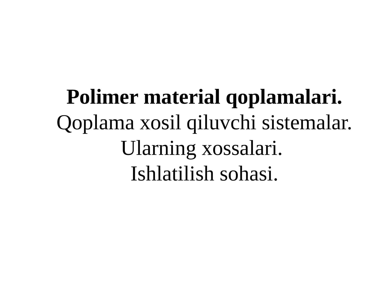 Lak-bo‘yoq qoplamalar