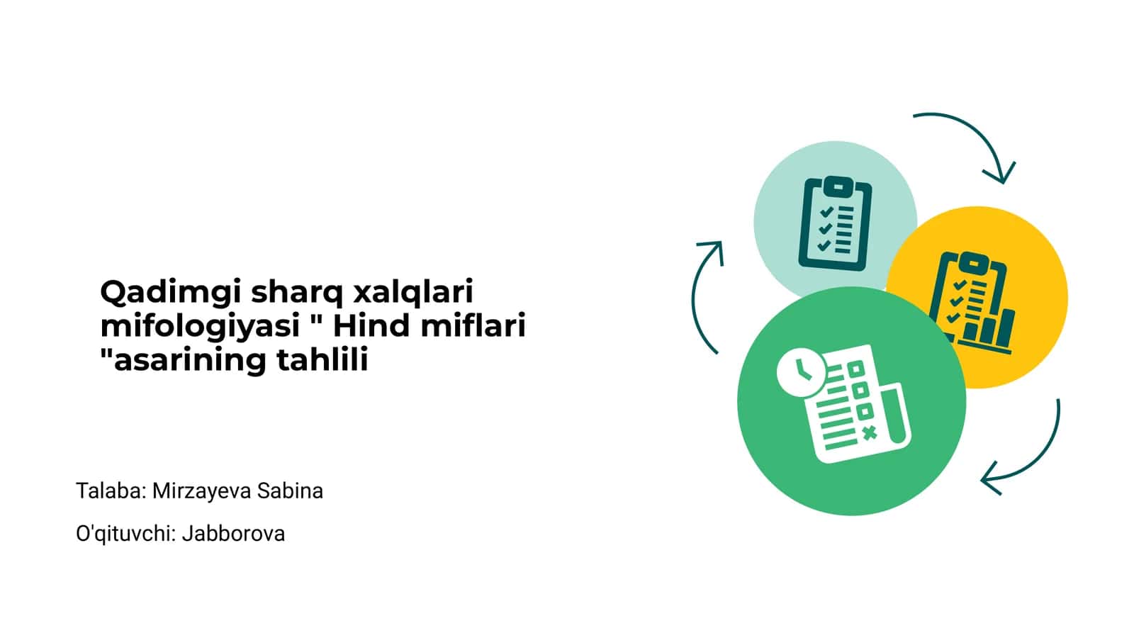 Qadimgi Sharq Xalqlari Mifologiyasi "Hind Miflari" Asarining Tahlili