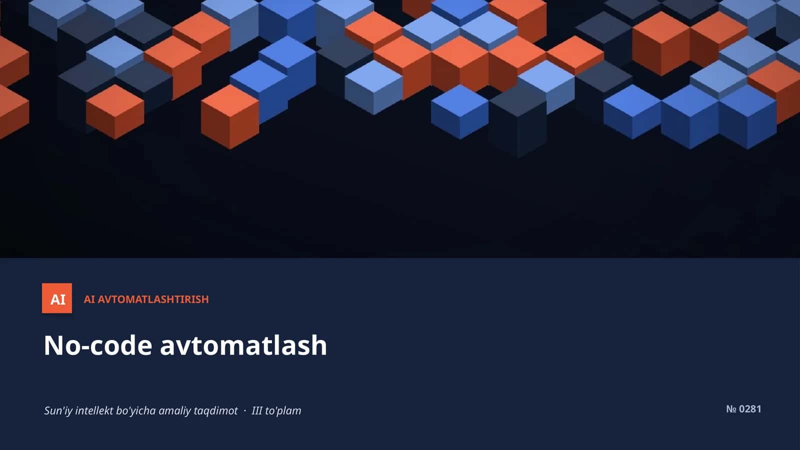 AI AVTOMATLASHTIRISH