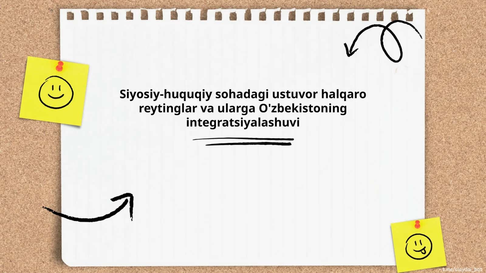 Siyosiy-huquqiy sohadagi ustuvor halqaro reytinglar va ularga O'zbekistoning integratsiyalashuvi