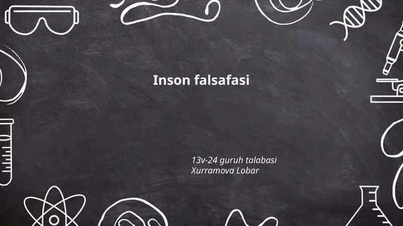 Inson falsafasi