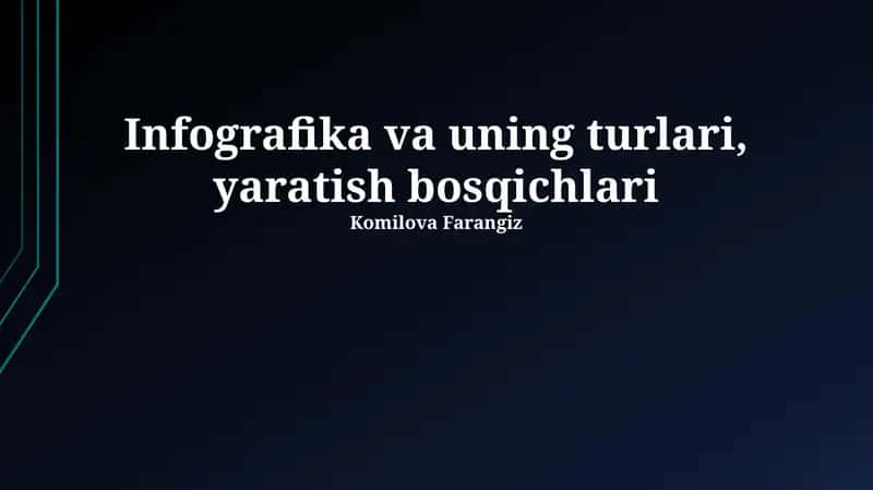 Infografika turlari