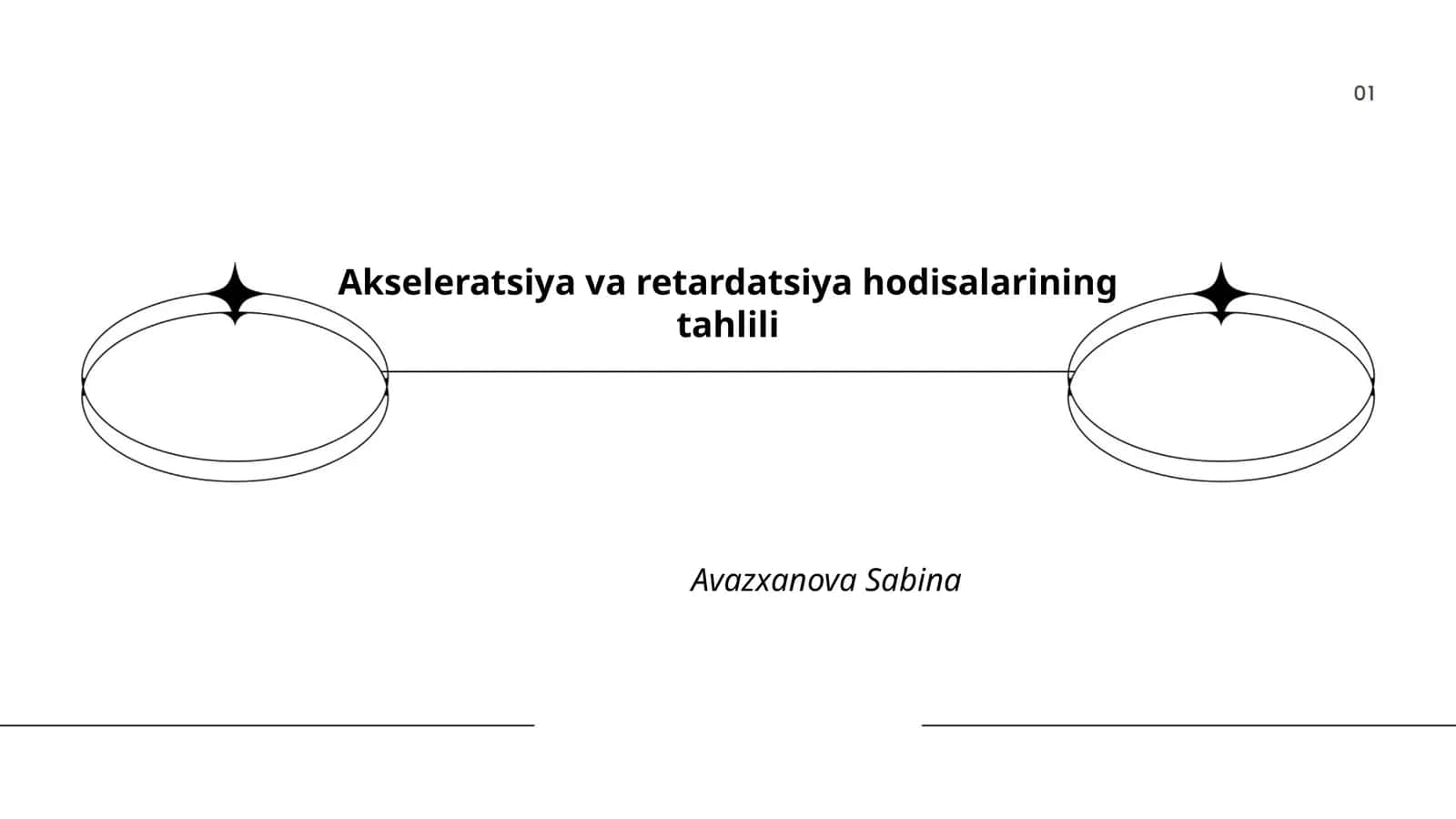 Akseleratsiya va retardatsiya hodisalarining tahlili