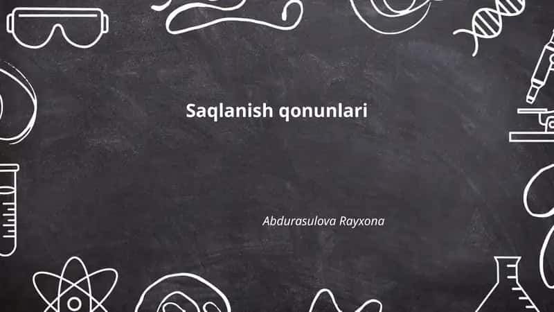 Massa saqlanish qonuni