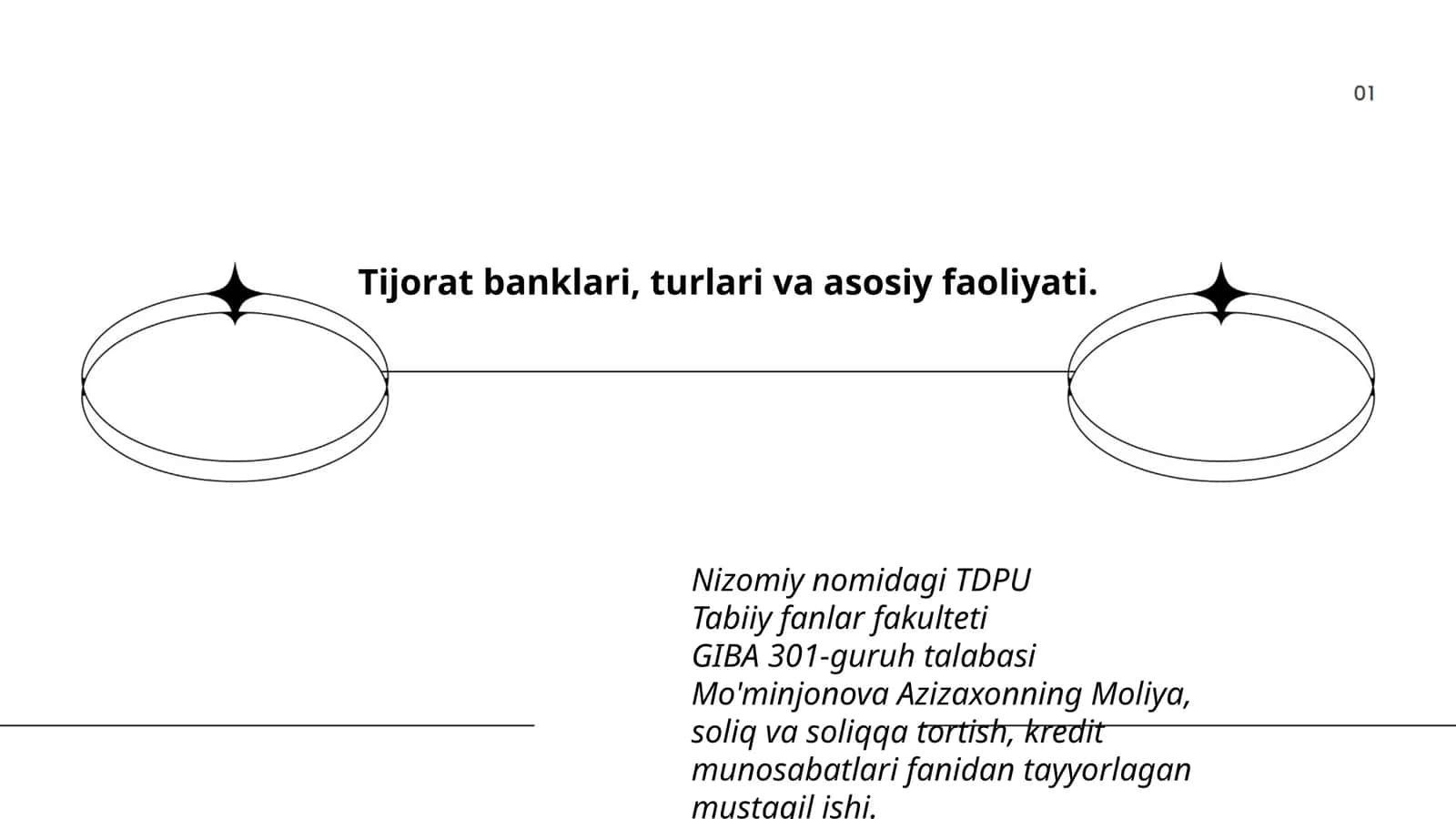 Tijorat banklari, turlari va asosiy faoliyati