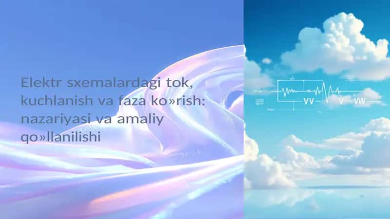Elektr sxemalarda tok kuchlanishi