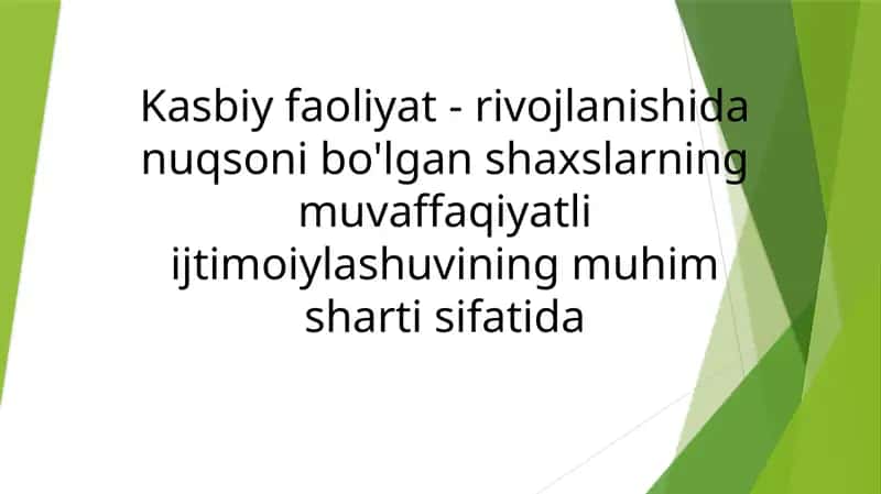 Ijtimoiylashuvning asosiy xususiyatlari