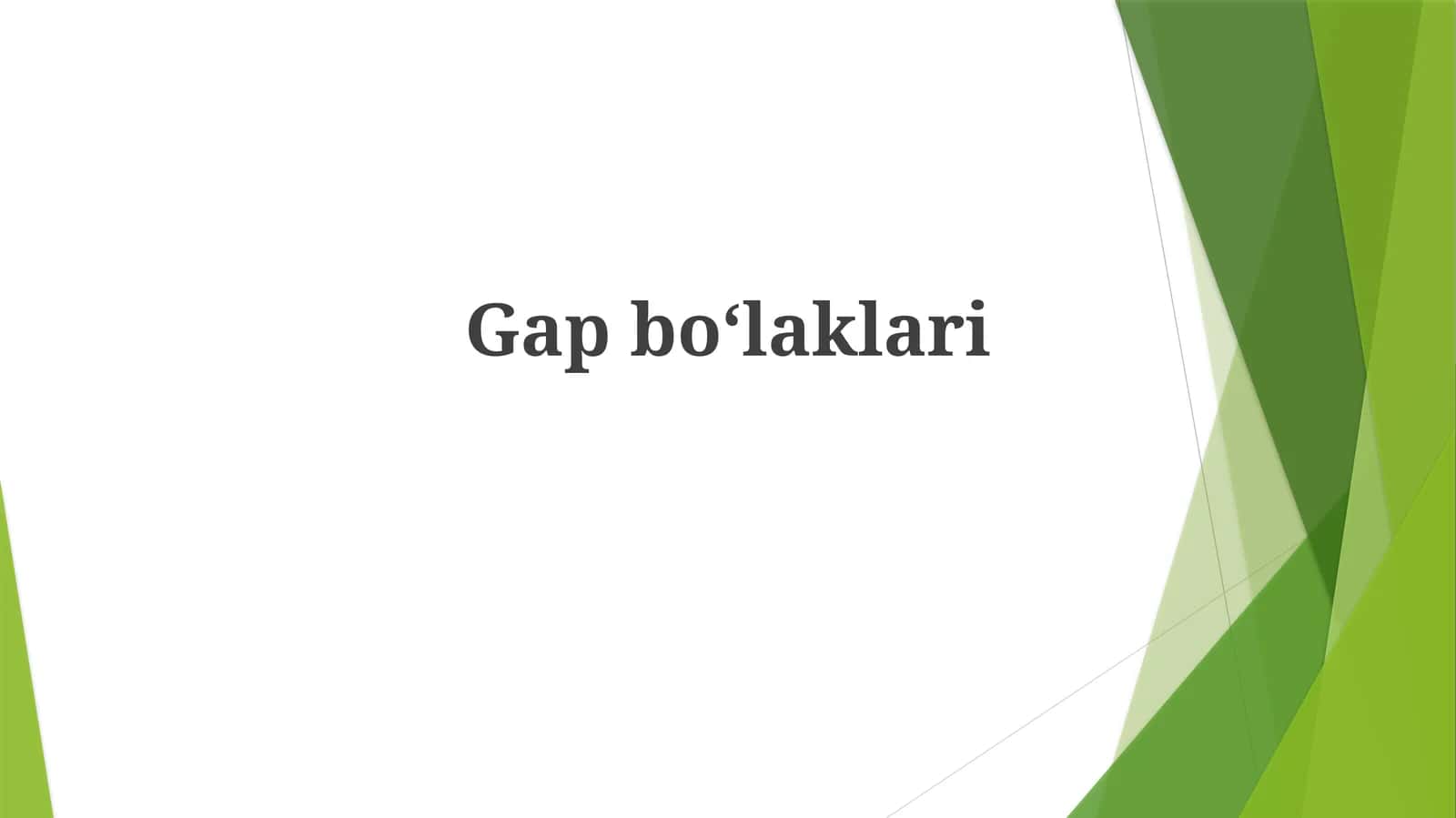 Gapboʻlaklari