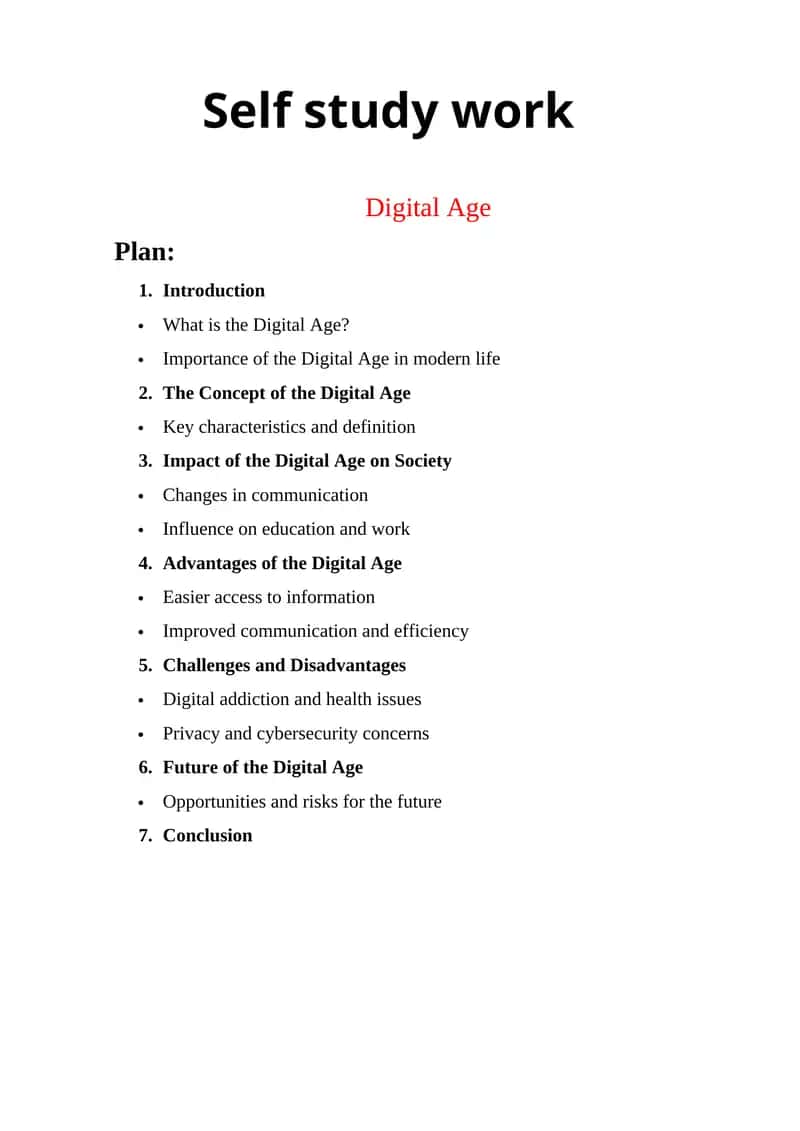 The Digital Age