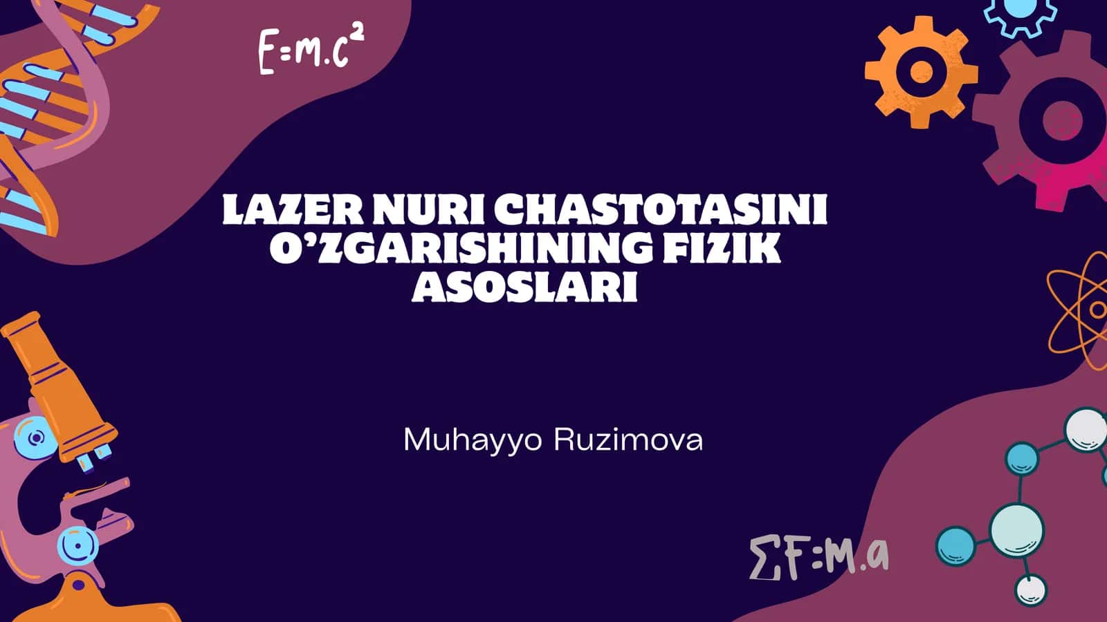 Lazer nuri chastotasini o'zgarishi