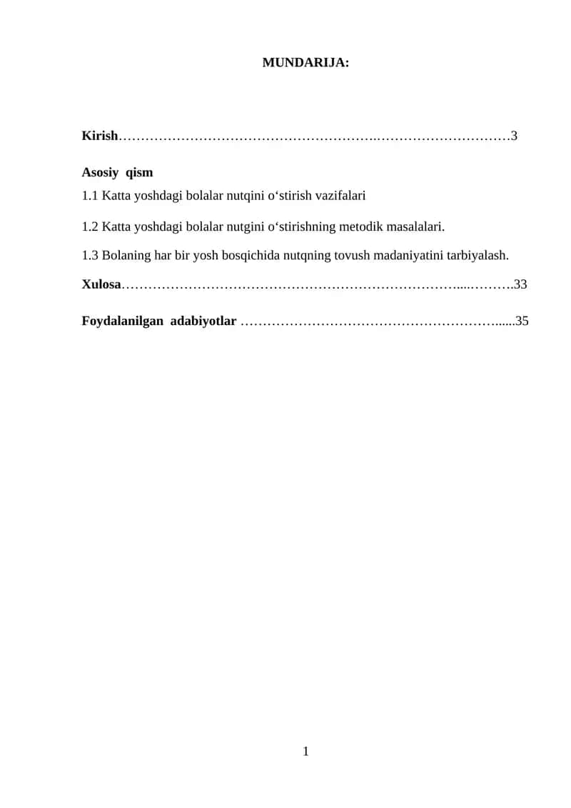 Maktabgacha katta yoshdagi bolalar bilan muloqot