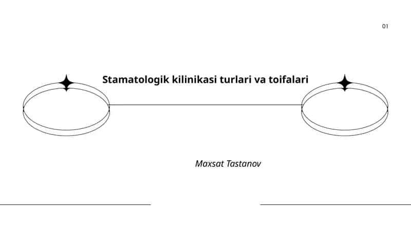 Stomatologik kilinikasi turlari va toifalari