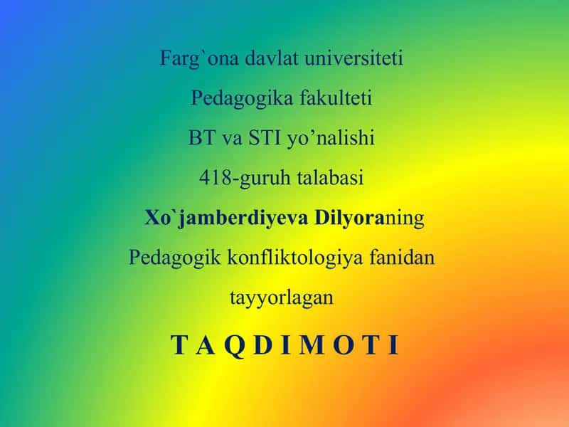 Ichki shaxsiy konflikt