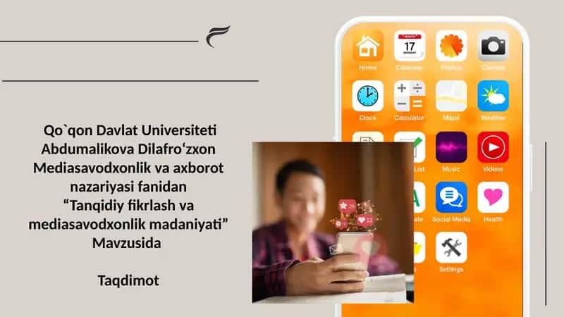 Tanqidiy fikrlash va mediasavodxonlik madaniyati