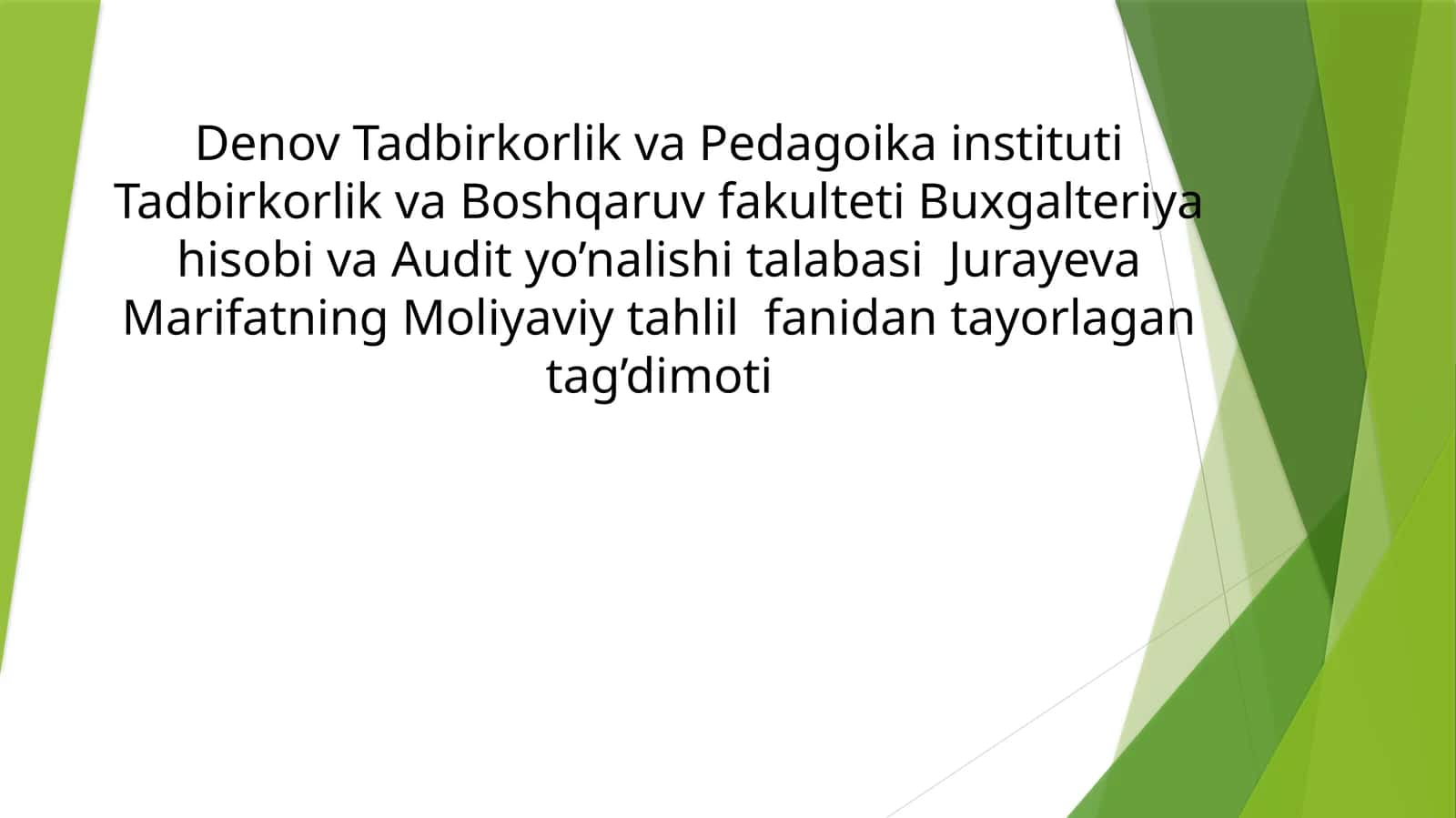 Xorijiy valyutadagi pul mablagʻlari oqimining tahlili