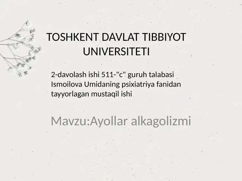 Ayollar alkogolizmi