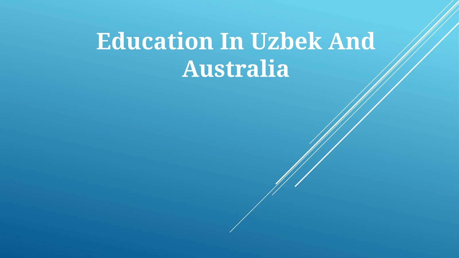 Education in Uzbekistan