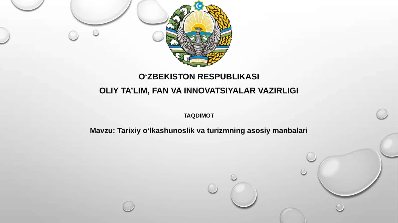 Tarixiy o‘lkashunoslik va turizmning asosi manbalari