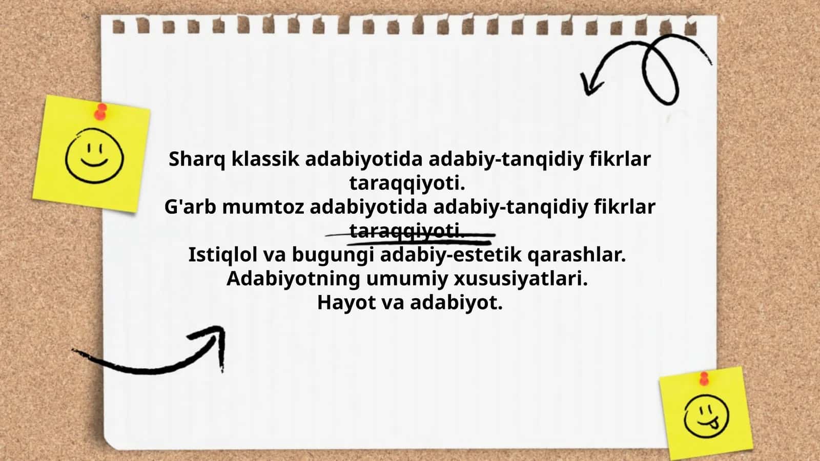 Adabiy-tanqidiy Fikrlar Taraqqiyoti