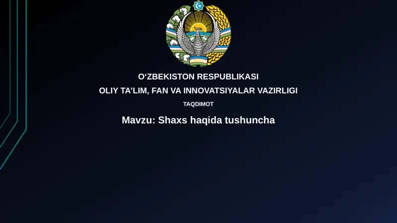 Shaxshaqidatushuncha