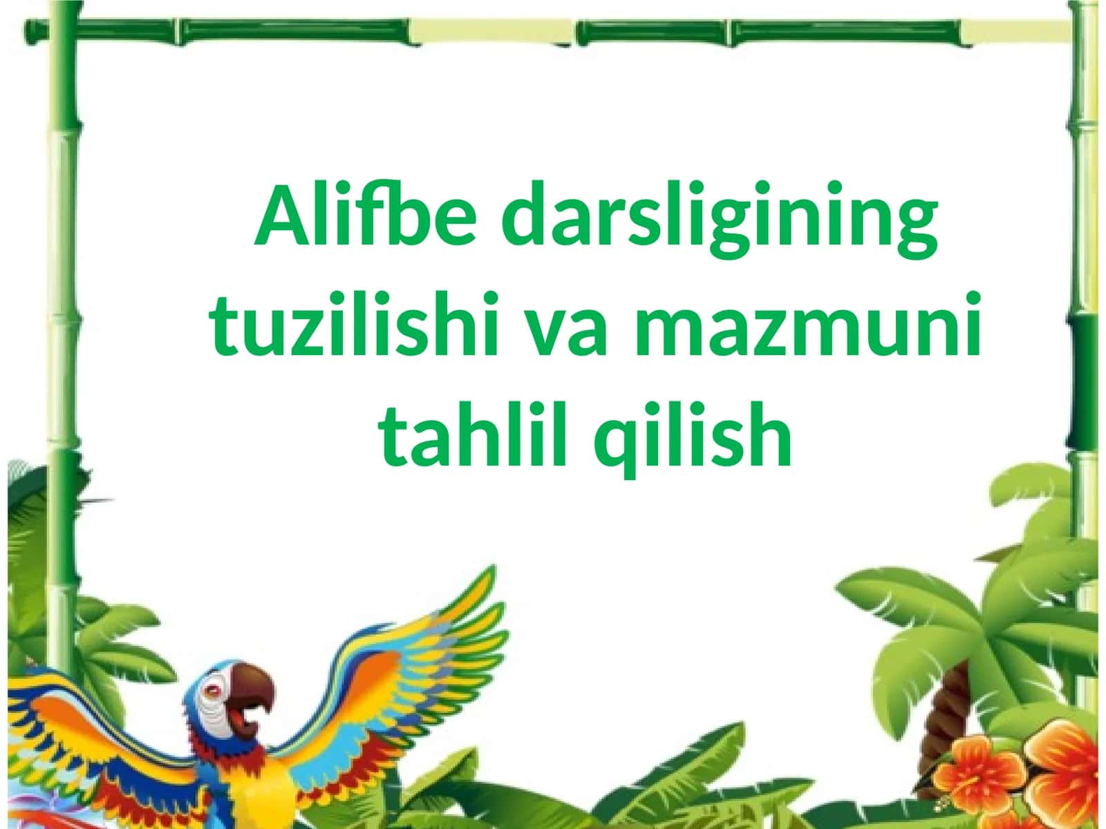 Alifbe darsligi