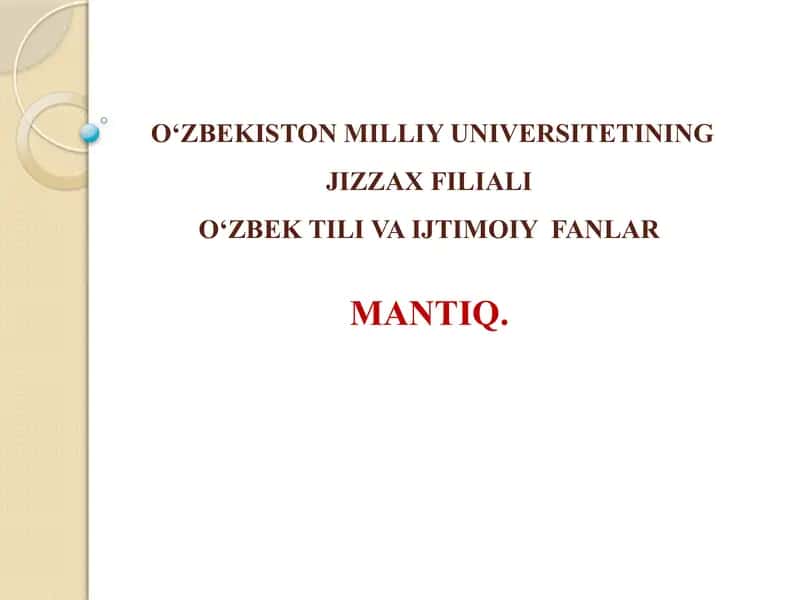 Mantiq falsafasi