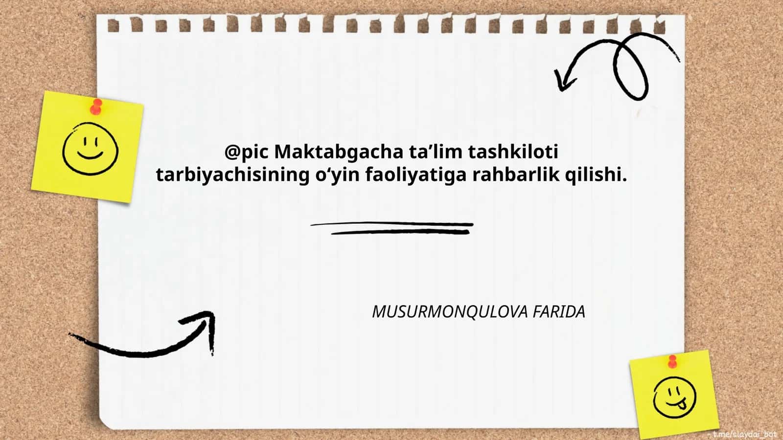 O‘yin faoliyati