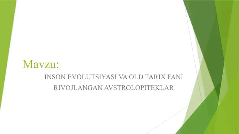 Inson evolutsiyasi