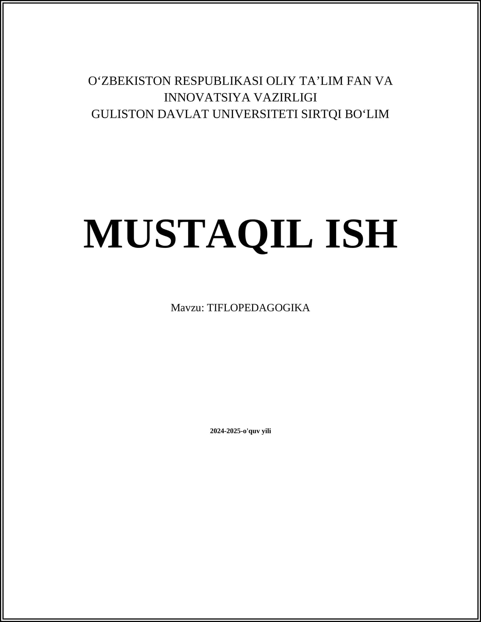 Tiflopedagogika