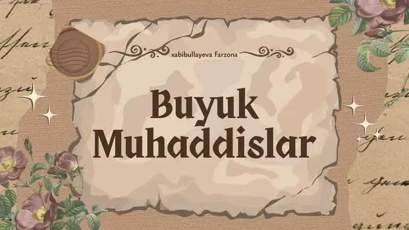 Buyuk Muhaddislar