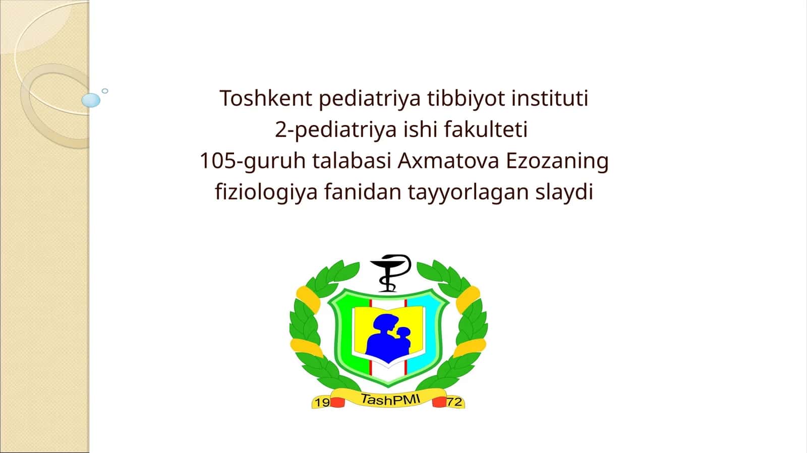 Vegetativ nerv sistemasi faoliyatini o’rganish