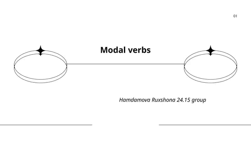 Modal verbs