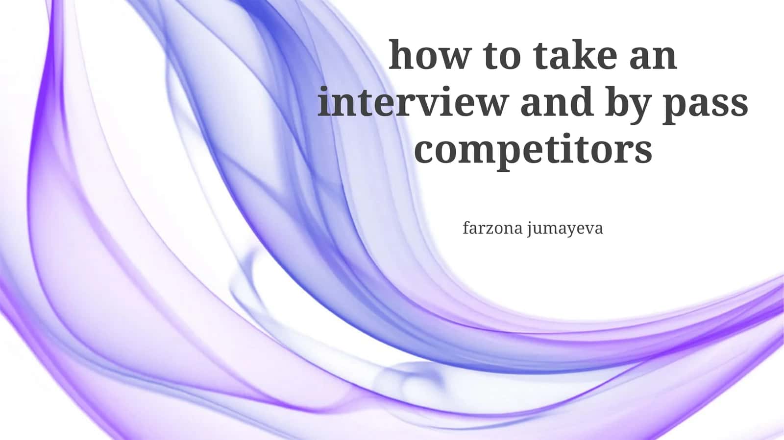 Ace the Interview: Preparation & Performance