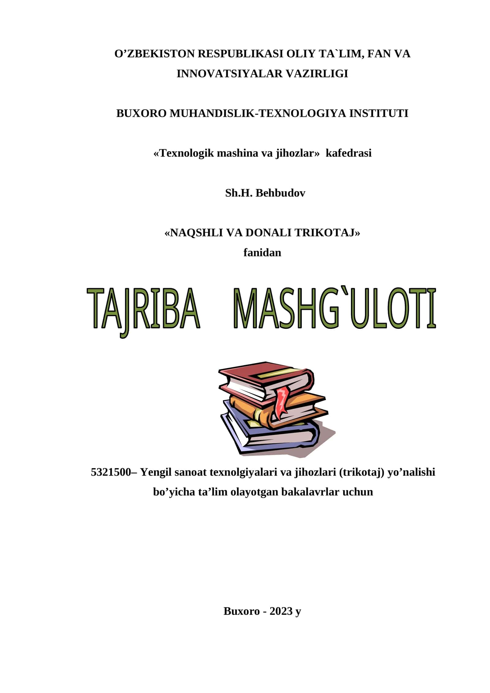 NAQSHLI VA DONALI TRIKOTAJ