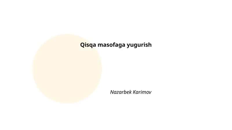 Masofaga yugurish
