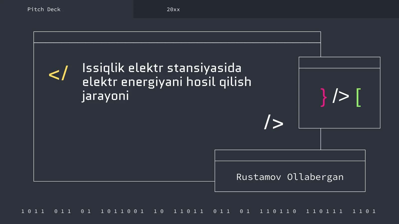 Issiqlik elektr stansiyasida elektr energiyani hosil qilish jarayoni