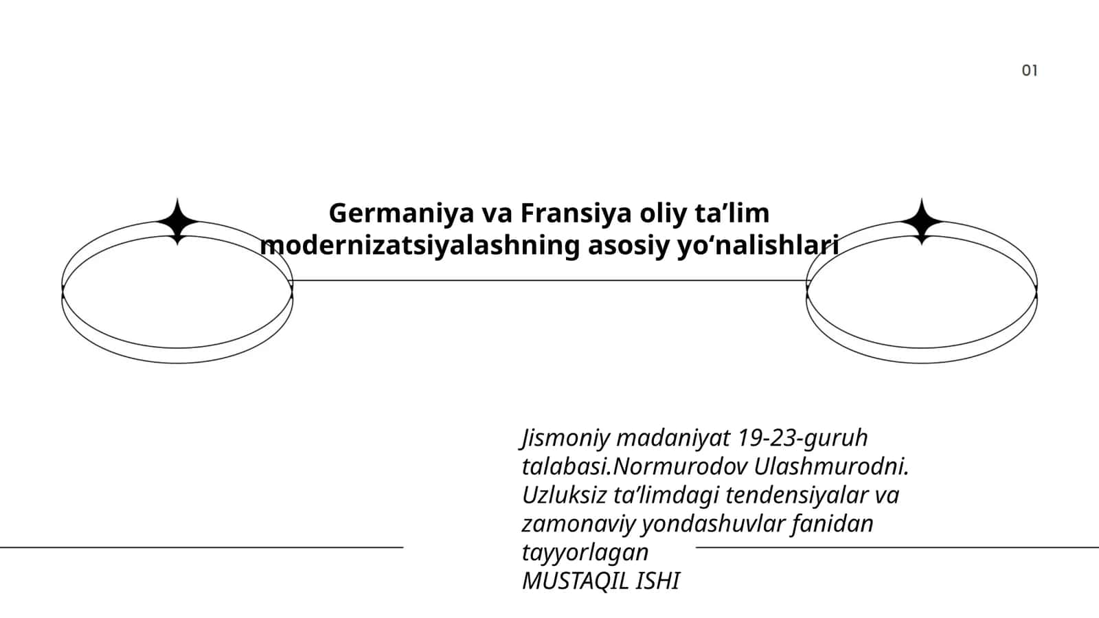 Germaniya va Fransiya oliy taʼlim modernizatsiyalashning asosiy yoʻnalishlari