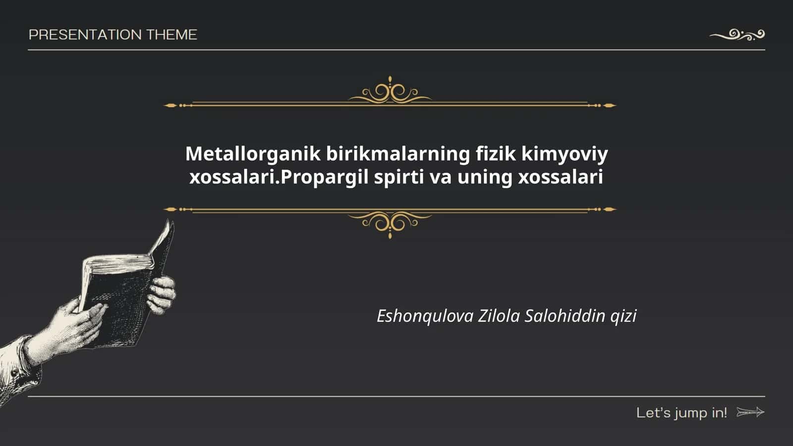 Metallorganik birikmalarning fizik kimyoviy xossalari.Propargil spirti va uning xossalari