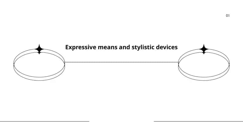 Expressive means and stylistic devices