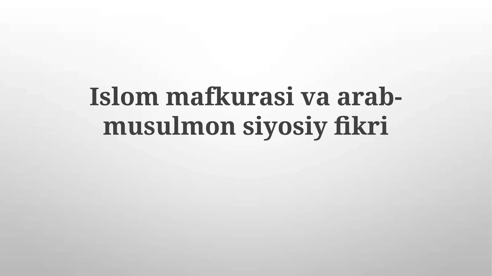 Islom Moliyasi va Iqtisodiy Rivojlanish