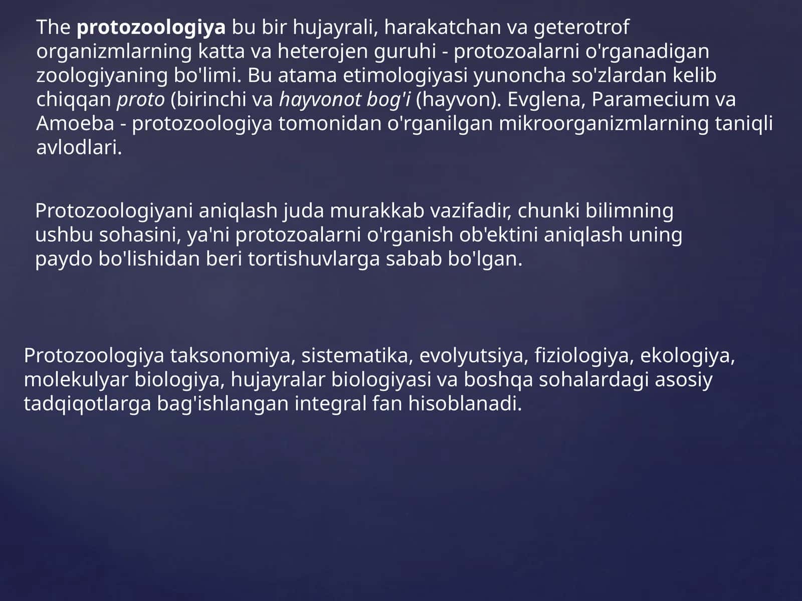 Protozoologiya