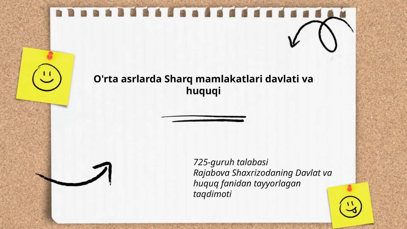 O'rta asrlarda Sharq mamlakatlari davlati va huquqi