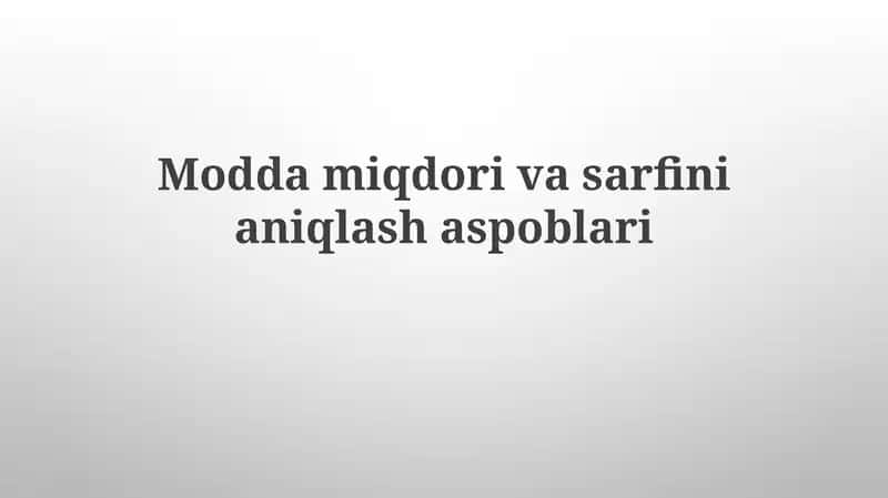 Ultratovush oqim o'lchagichlari