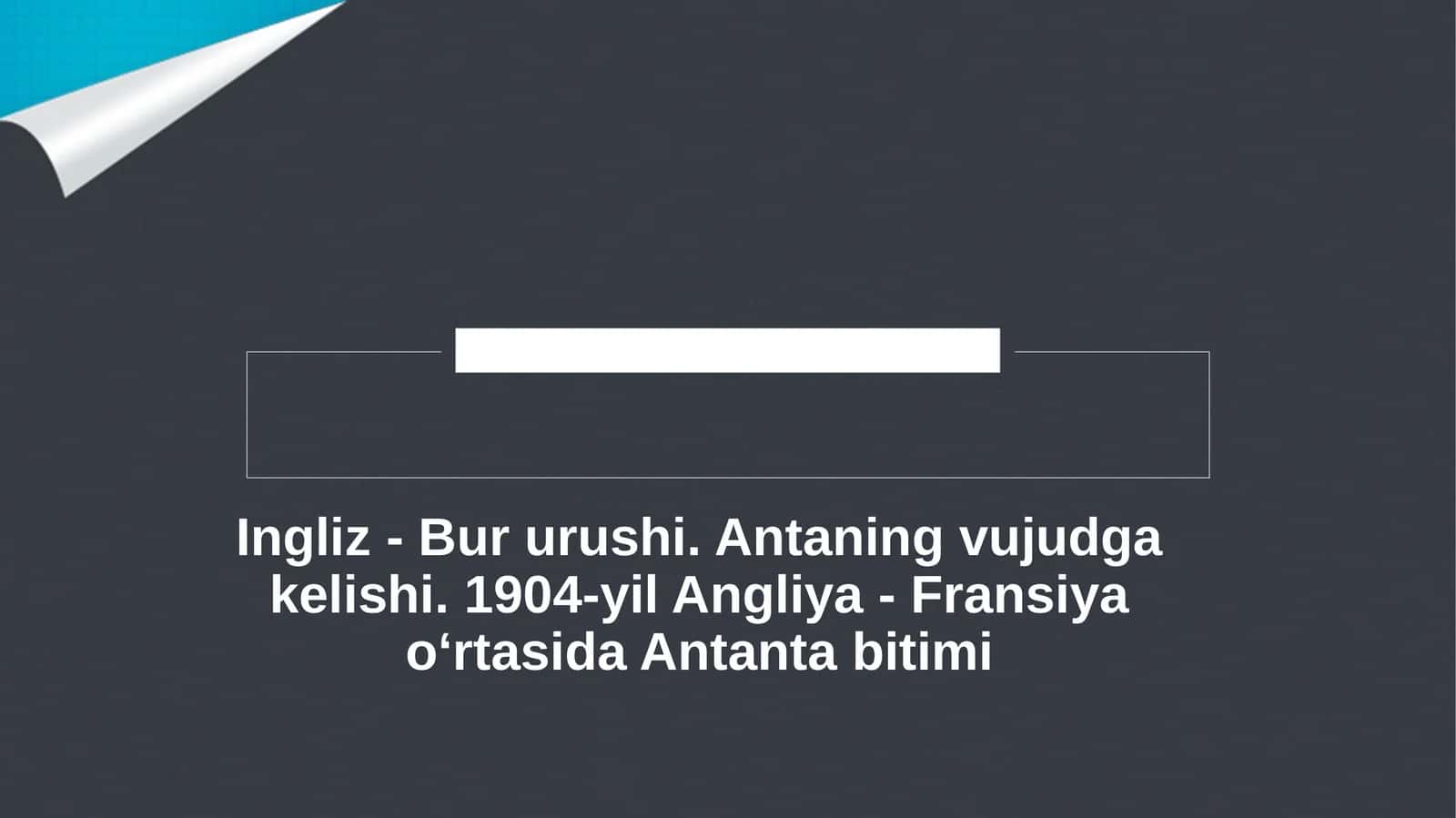 Angliya-Burlar urushi